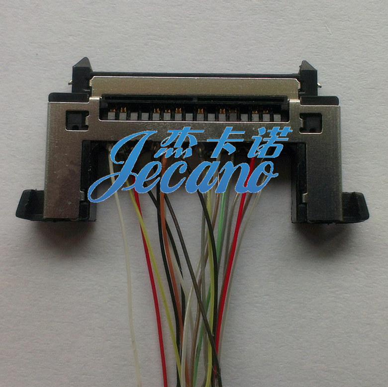 JAE FI-RE41HL LVDS屏线 杜邦2.54信号线 工业电脑内部线束