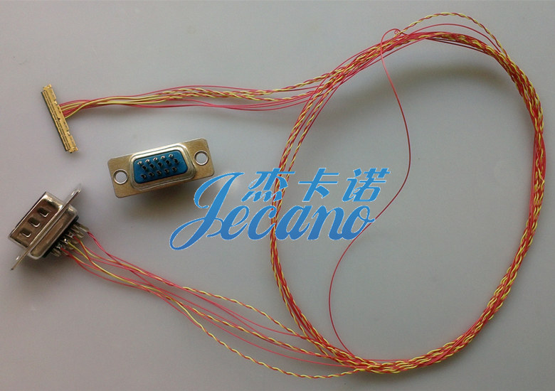 I-PEX20454-040T to 15针VGA线束加工 I-PEX屏线定制